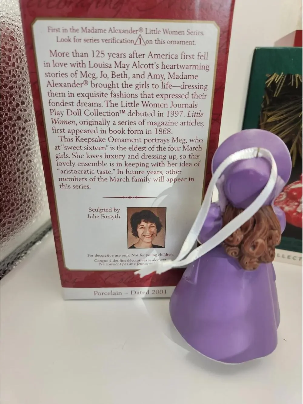 Hallmark Ornaments Madame Alexander Meg Springtime Barbie Holiday Barbies Lot 4